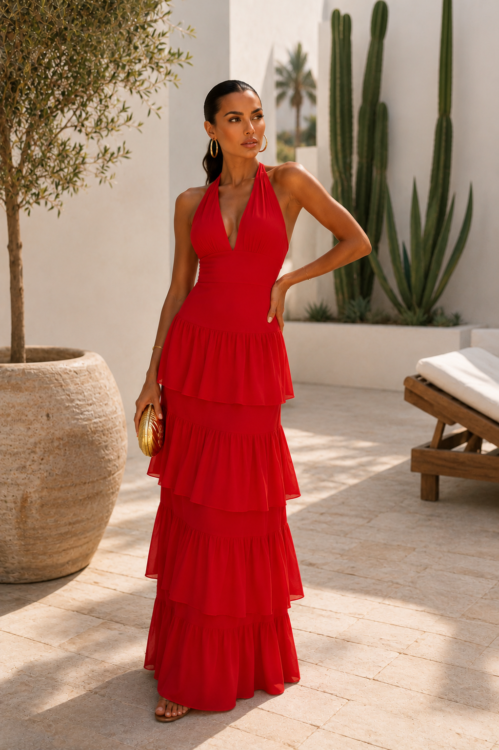 Vestido Manila Rojo – Elegancia Sofisticada | Edición Exclusiva