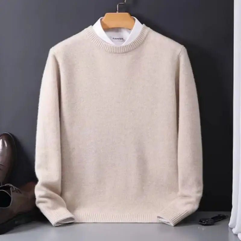 Suéter Premium de Cachemir – Estilo Coreano Oversize