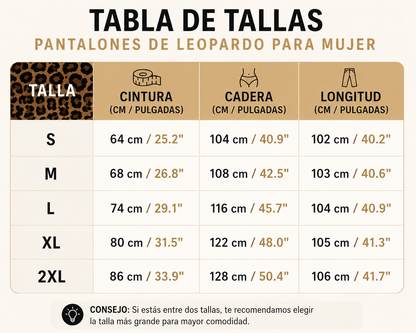 Pantalón Amara™ – Leopardo de Pierna Ancha