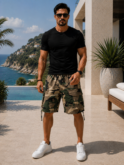 Shorts Cargo Camo – Estilo Urbano y Comodidad para Hombre