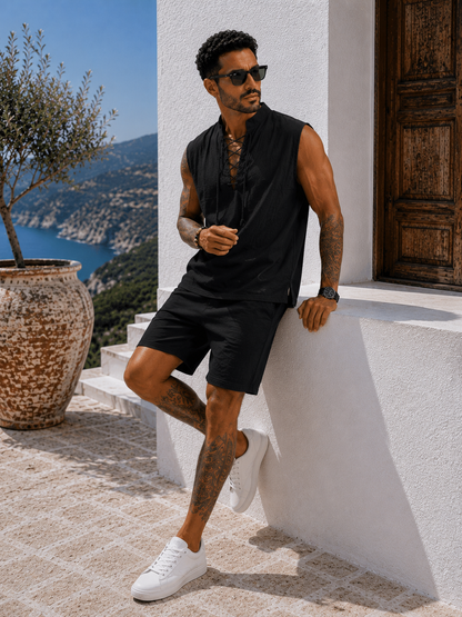Conjunto Santorini™ – Elegancia Mediterránea de Verano