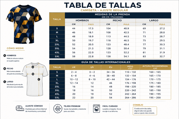 Tabla de Tallas