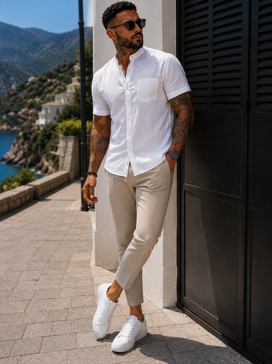 Camisa Alessio™ – Elegancia Casual para Hombre
