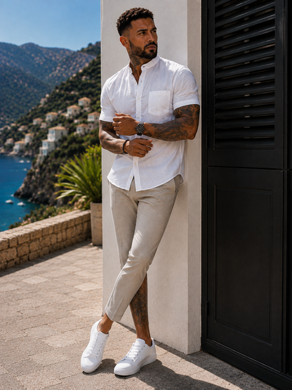 Camisa Alessio™ – Elegancia Casual para Hombre