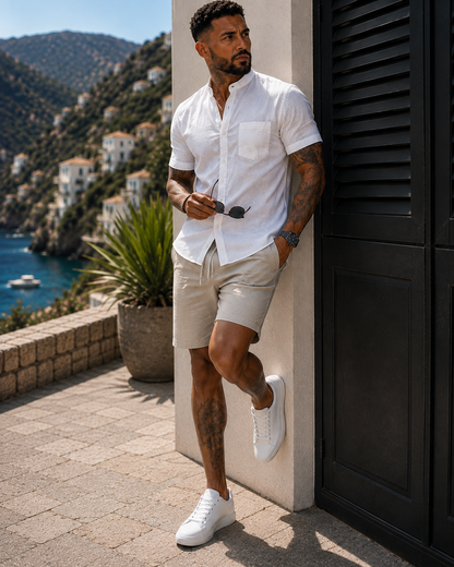 Camisa Alessio™ – Elegancia Casual para Hombre