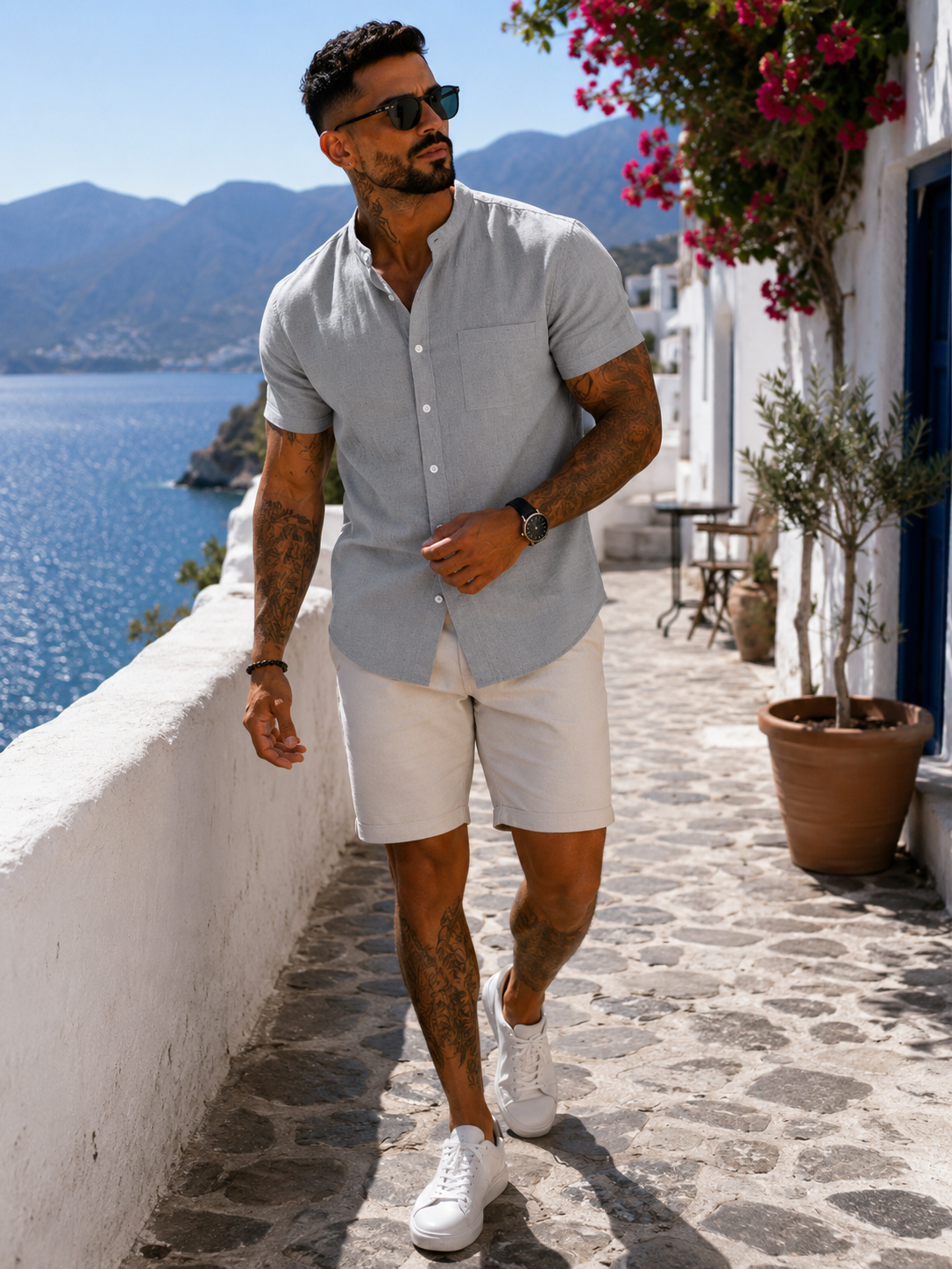 Camisa Alessio™ – Elegancia Casual para Hombre