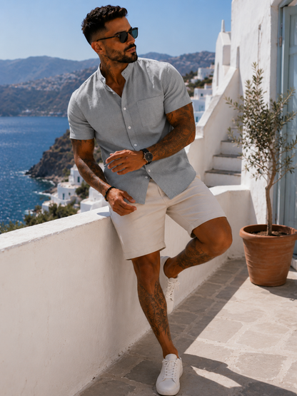 Camisa Alessio™ – Elegancia Casual para Hombre