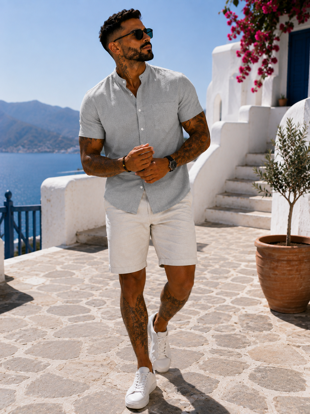 Camisa Alessio™ – Elegancia Casual para Hombre