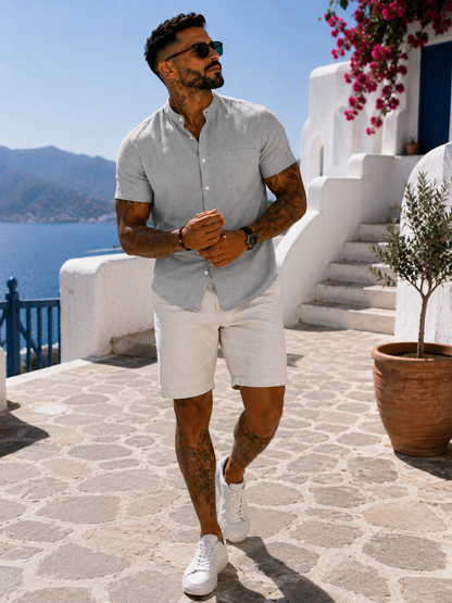 Camisa Alessio™ – Elegancia Casual para Hombre