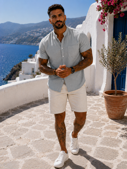 Camisa Alessio™ – Elegancia Casual para Hombre