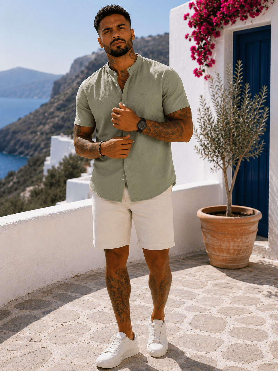 Camisa Alessio™ – Elegancia Casual para Hombre