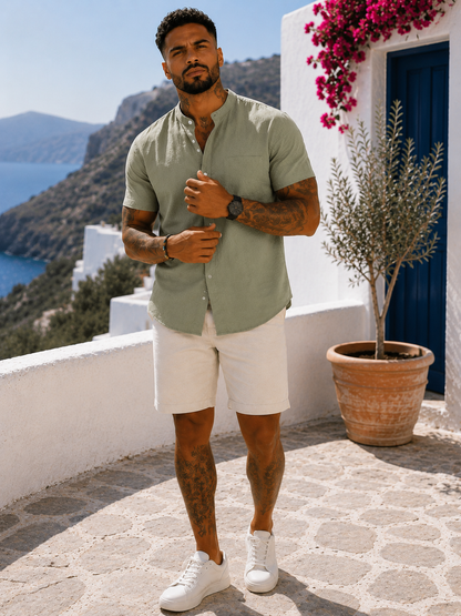 Camisa Alessio™ – Elegancia Casual para Hombre