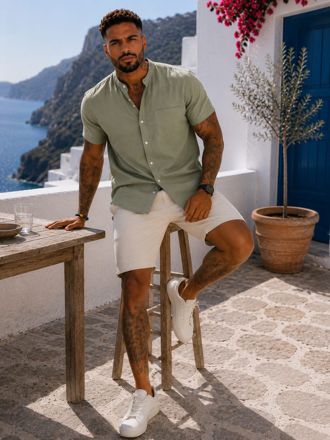 Camisa Alessio™ – Elegancia Casual para Hombre
