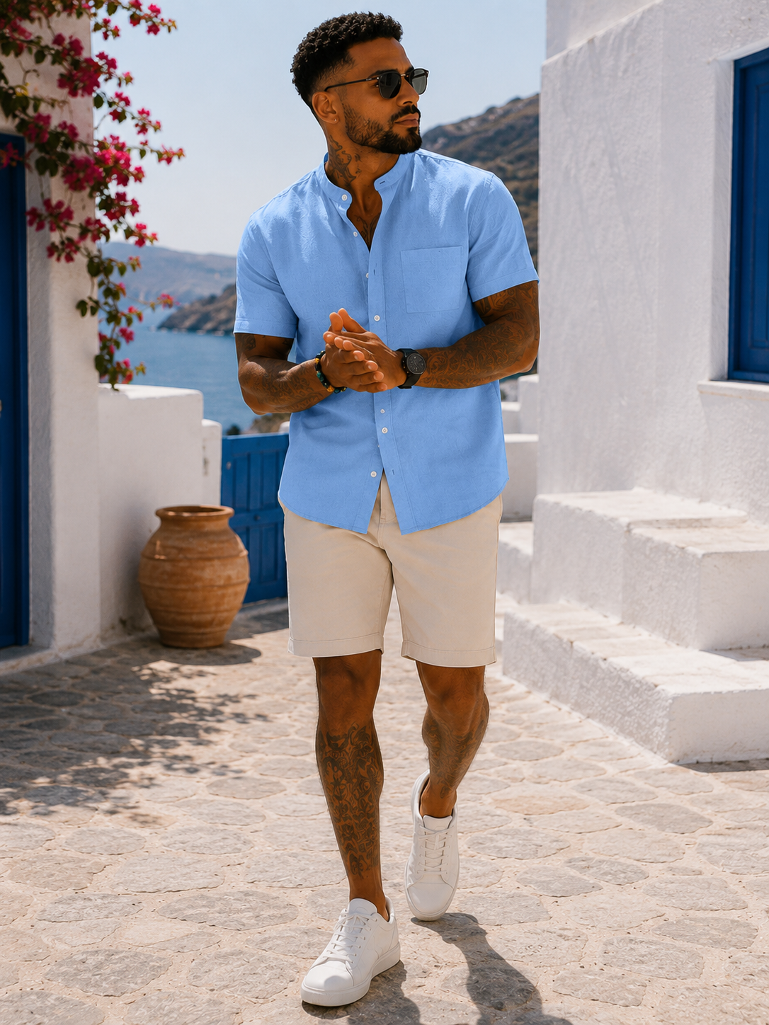 Camisa Alessio™ – Elegancia Casual para Hombre