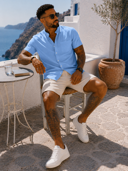 Camisa Alessio™ – Elegancia Casual para Hombre