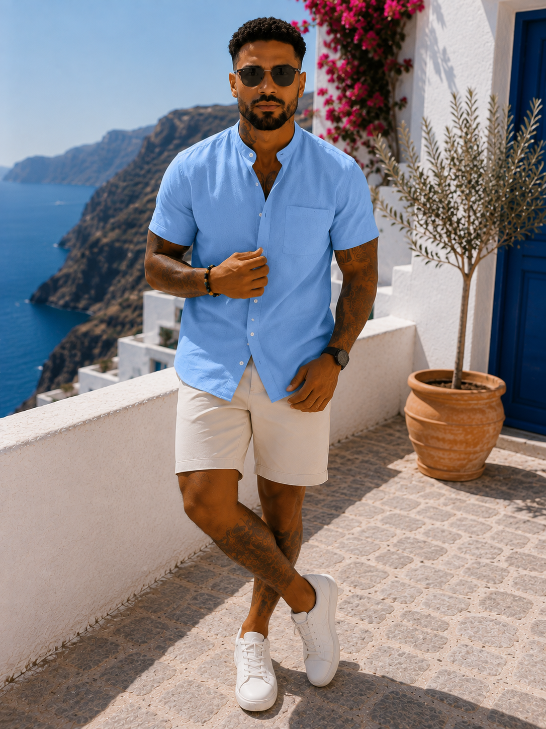 Camisa Alessio™ – Elegancia Casual para Hombre