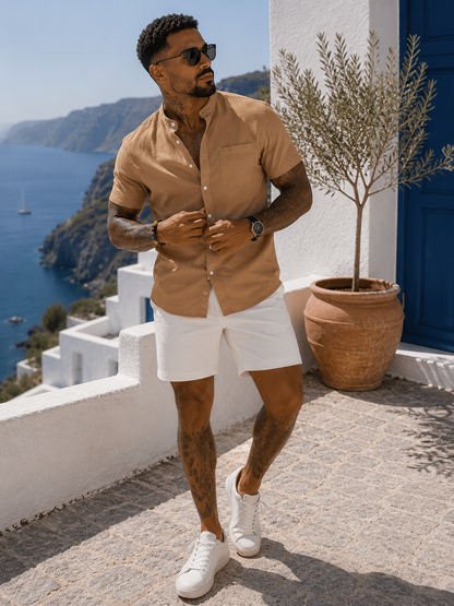 Camisa Alessio™ – Elegancia Casual para Hombre