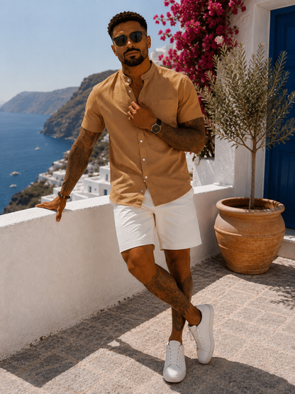 Camisa Alessio™ – Elegancia Casual para Hombre