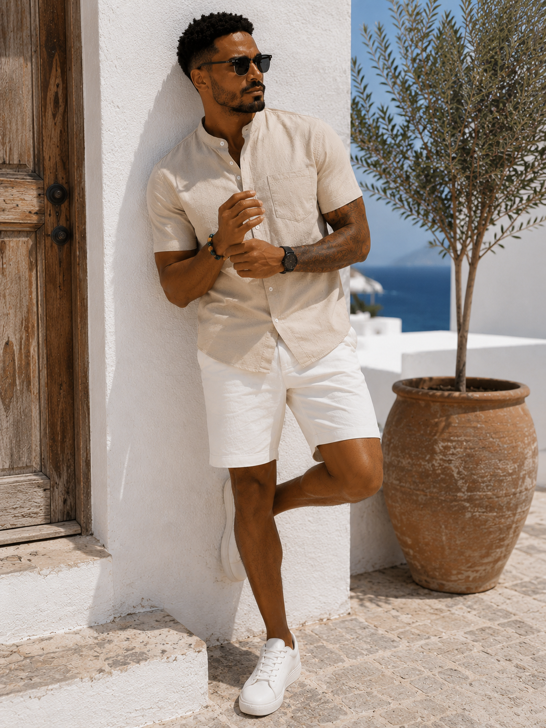 Camisa Alessio™ – Elegancia Casual para Hombre