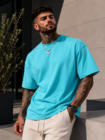 Camiseta Oversize Premium 450 GSM para Hombre | 100% Algodón Pesado | Corte Loose Fit Streetwear