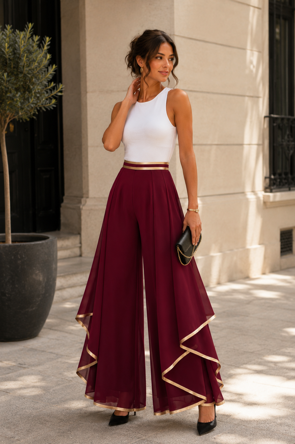 Pantalón Palazzo Aura | Elegancia que Impresiona