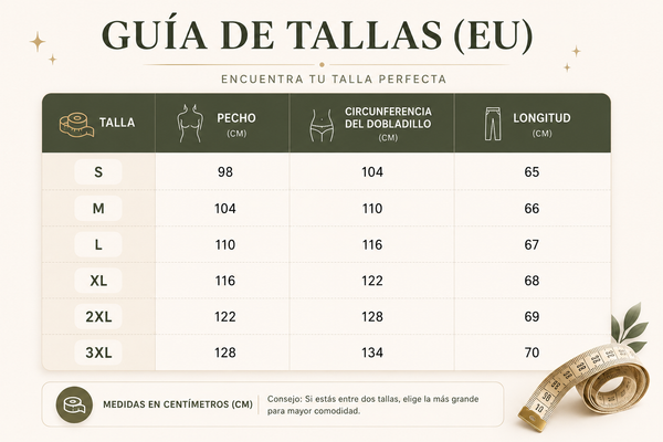 Tabla de Tallas