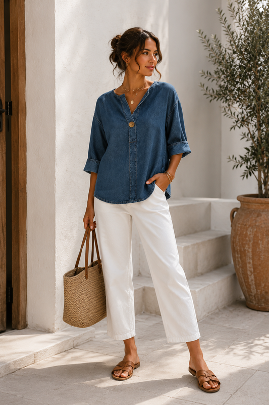 Camisa Luna | Elegancia Casual para Cada Día