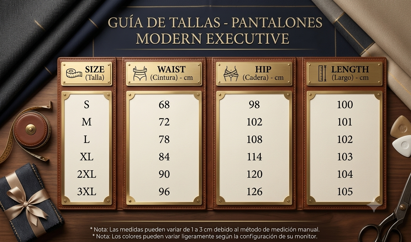 Pantalones de Vestir "Modern Executive" – Corte Recto, Tiro Alto y Caída Impecable