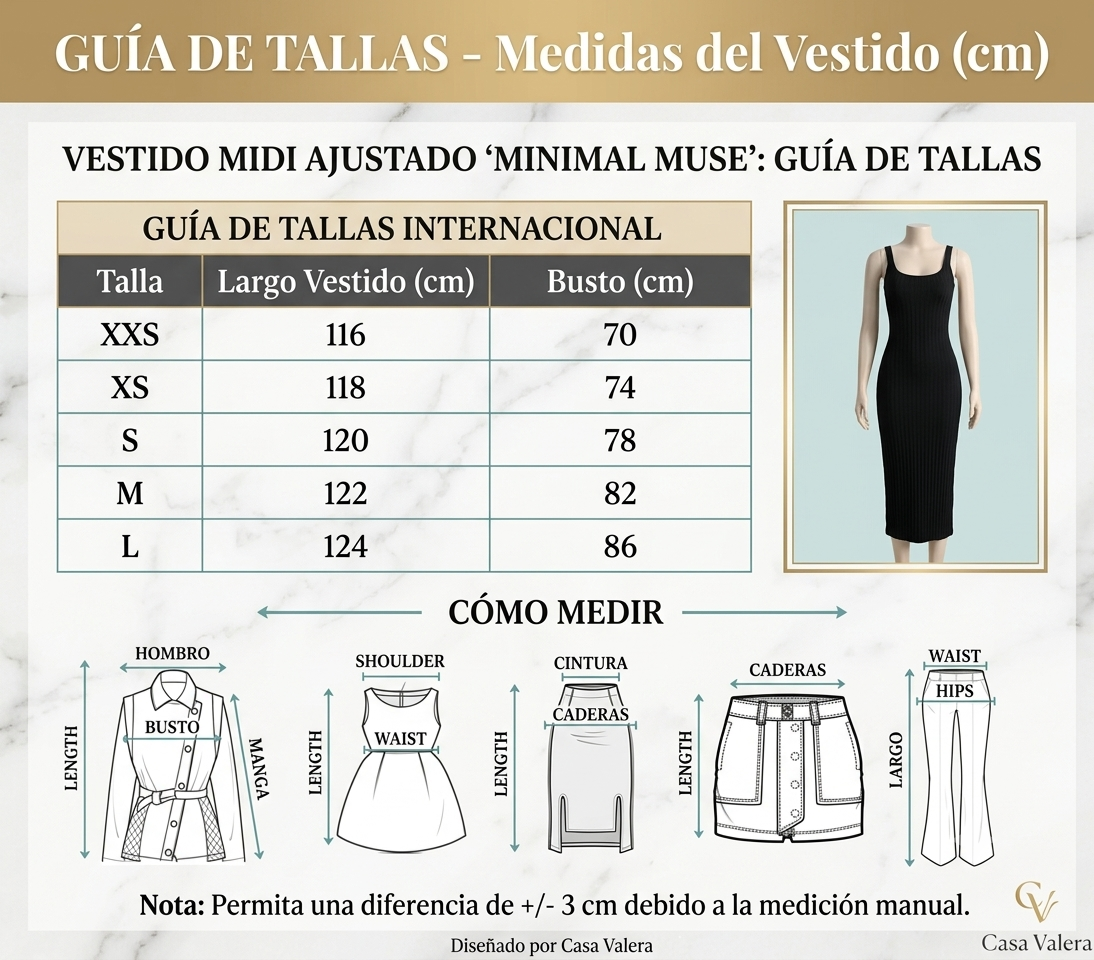 Vestido "Minimal Muse": Diseño Midi en Punto con Espalda Descubierta