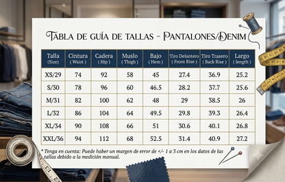 Bermudas Vaqueras  para Hombre con Efecto Desgastado | Shorts Denim Slim Fit Casual para Verano