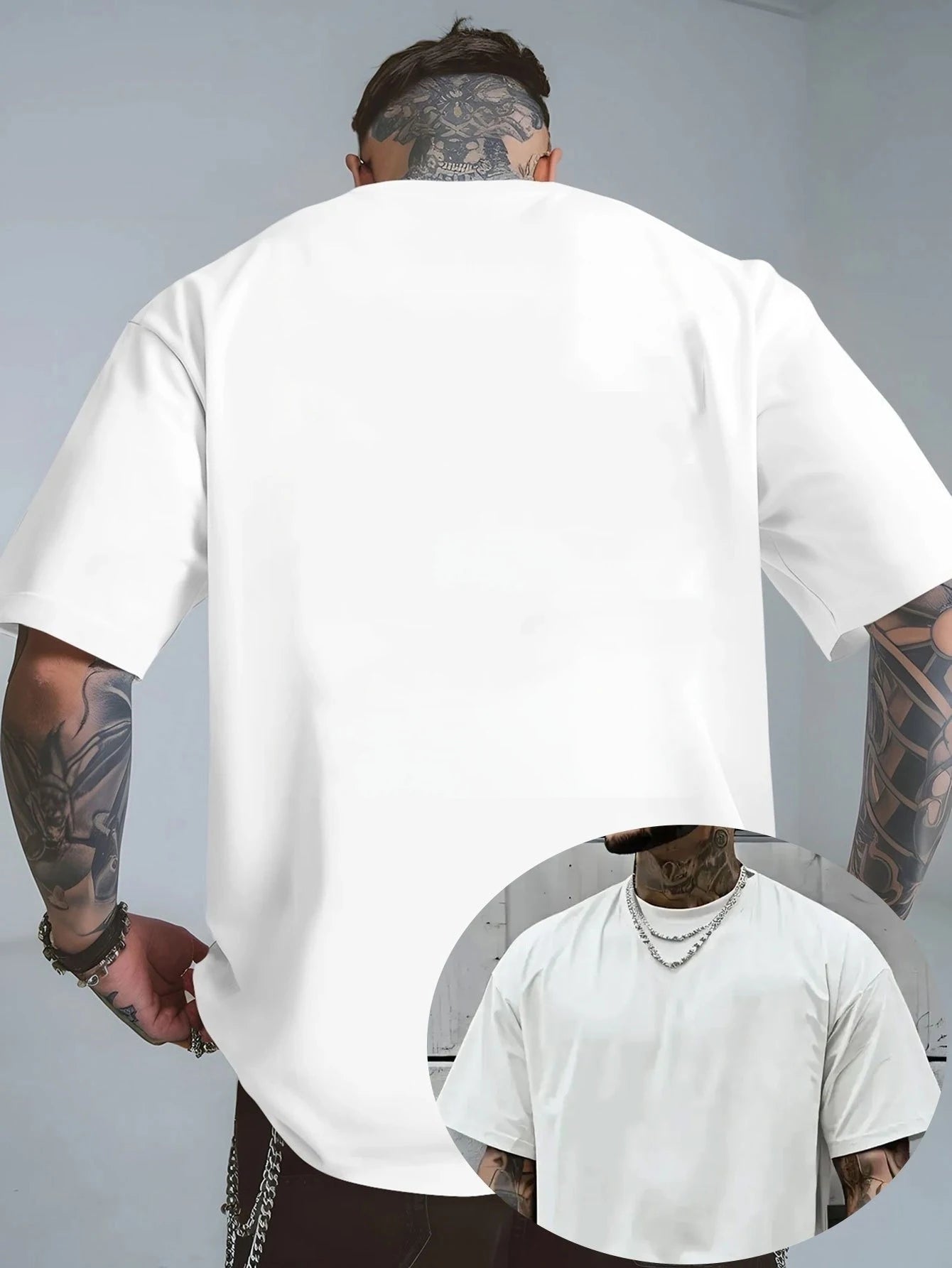 Camiseta Oversize Premium 450 GSM para Hombre | 100% Algodón Pesado | Corte Loose Fit Streetwear