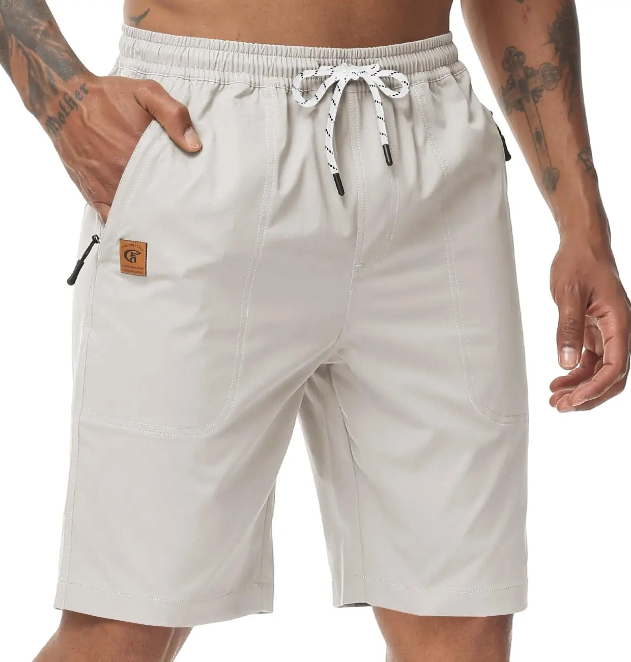Shorts Casual para Hombre con Bolsillos y Cordón Ajustable | Bermudas Ligeras, Cómodas y Versátiles para Primavera y Verano