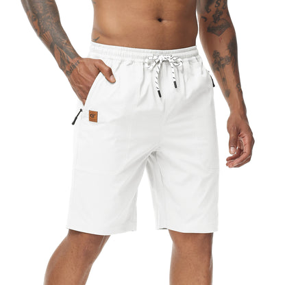 Shorts Casual para Hombre con Bolsillos y Cordón Ajustable | Bermudas Ligeras, Cómodas y Versátiles para Primavera y Verano