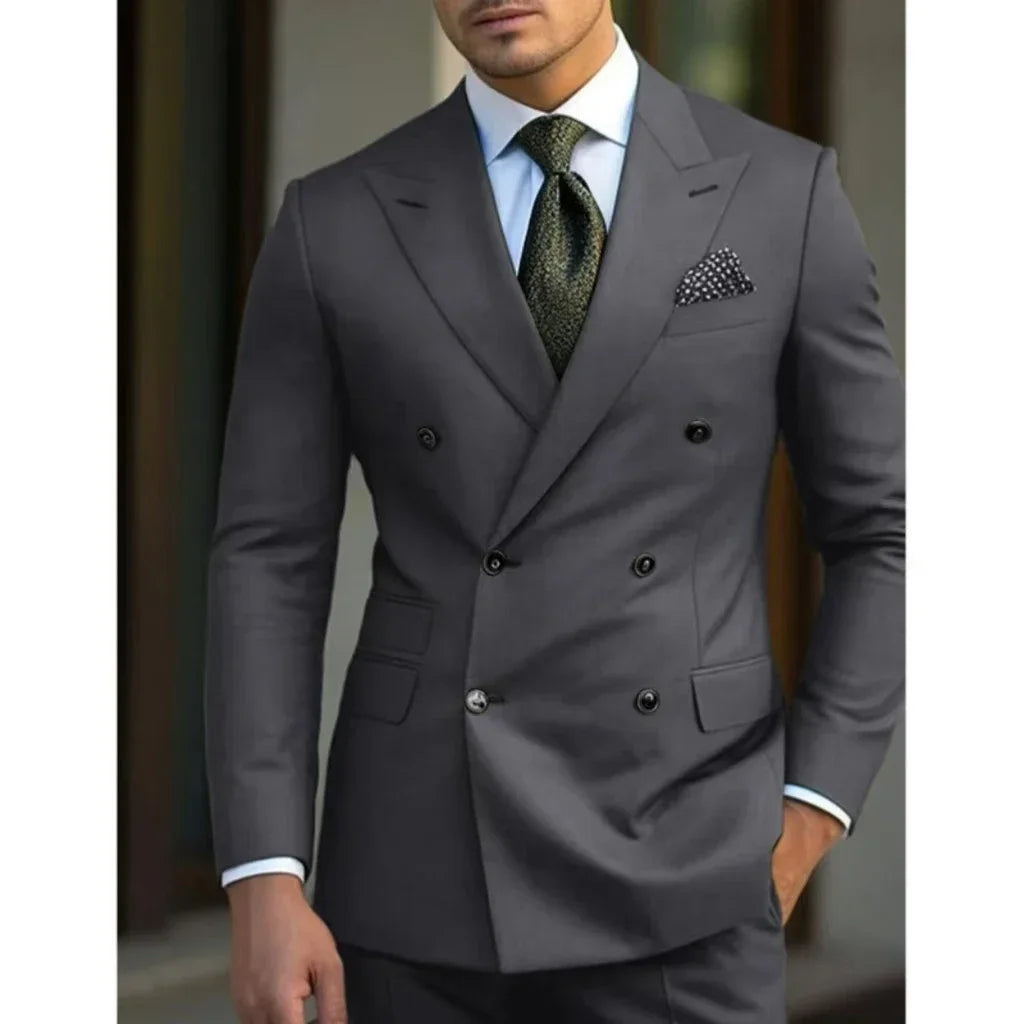 Traje Smart Casual: Blazer Doble Botonadura y Pantalón - Casa Valera