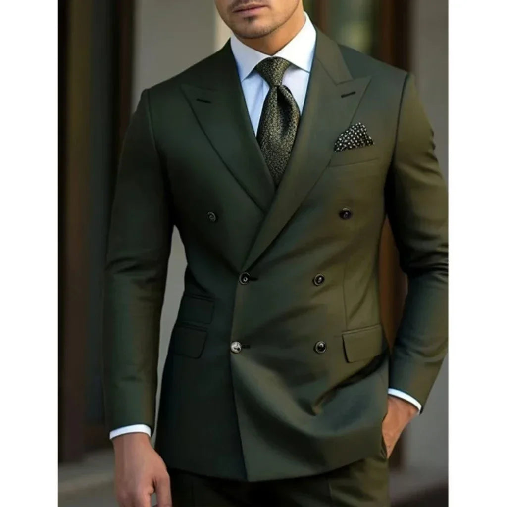 Traje Smart Casual: Blazer Doble Botonadura y Pantalón - Casa Valera