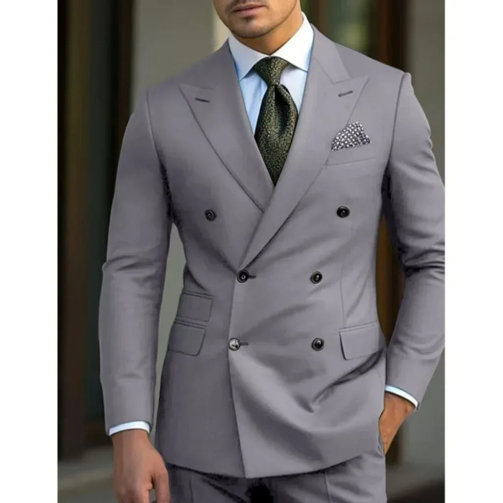 Traje Smart Casual: Blazer Doble Botonadura y Pantalón - Casa Valera
