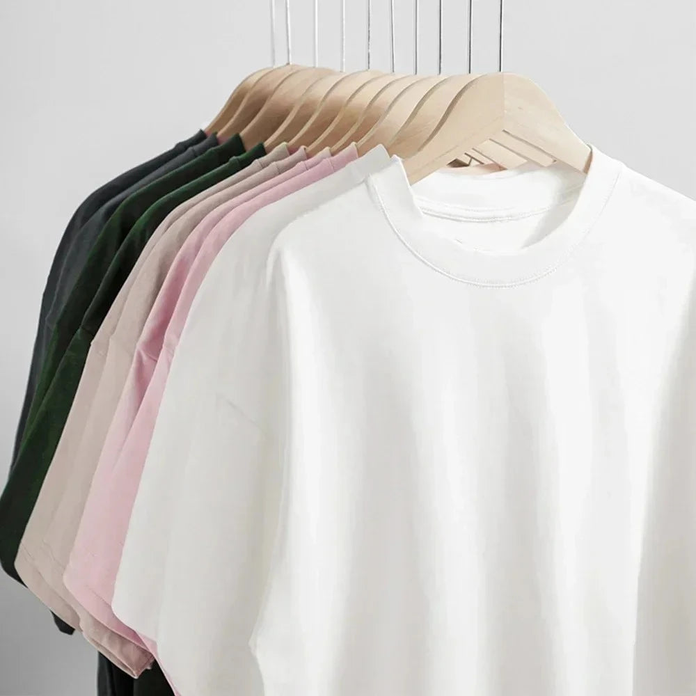 Camiseta Oversize Premium 450 GSM para Hombre | 100% Algodón Pesado | Corte Loose Fit Streetwear