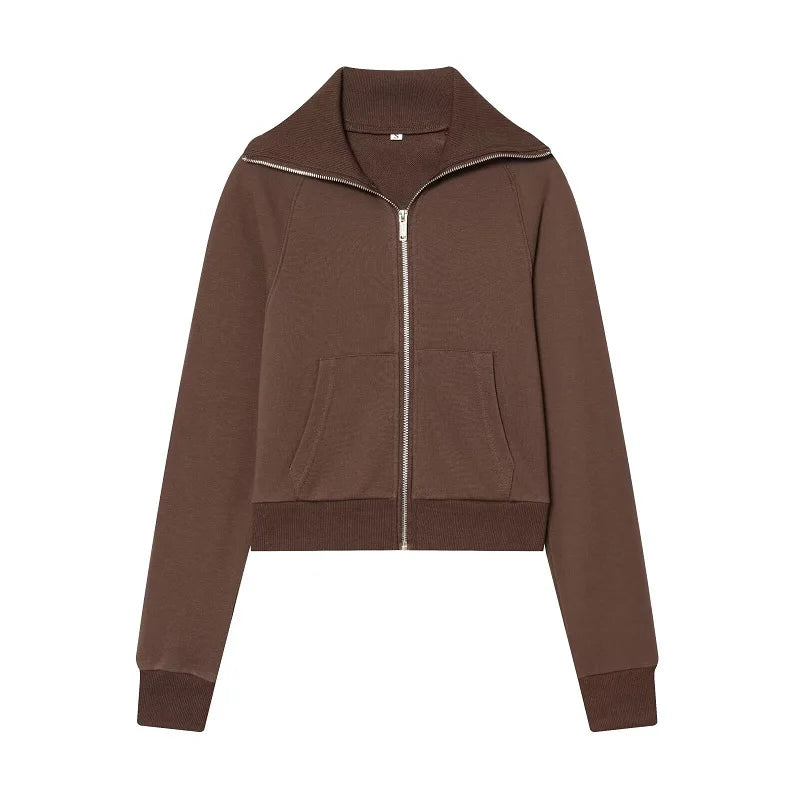 Conjunto Iconic Flare: Set de Sudadera Zip-up y Pantalón Acampanado