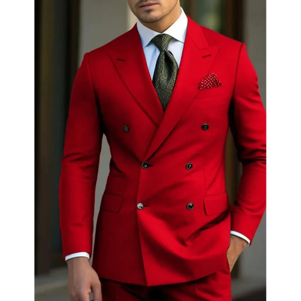 Traje Smart Casual: Blazer Doble Botonadura y Pantalón - Casa Valera
