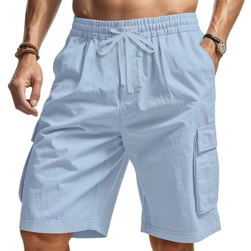 Shorts Cargo para Hombre Multi Bolsillos | Bermudas Casual de Verano Cómodas y Modernas