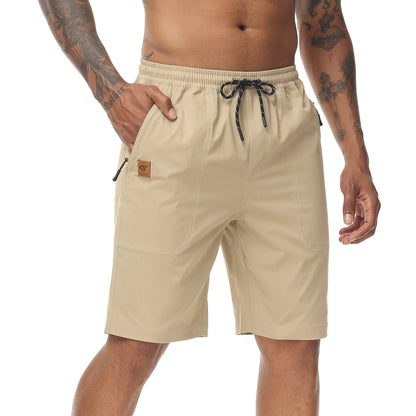 Shorts Casual para Hombre con Bolsillos y Cordón Ajustable | Bermudas Ligeras, Cómodas y Versátiles para Primavera y Verano