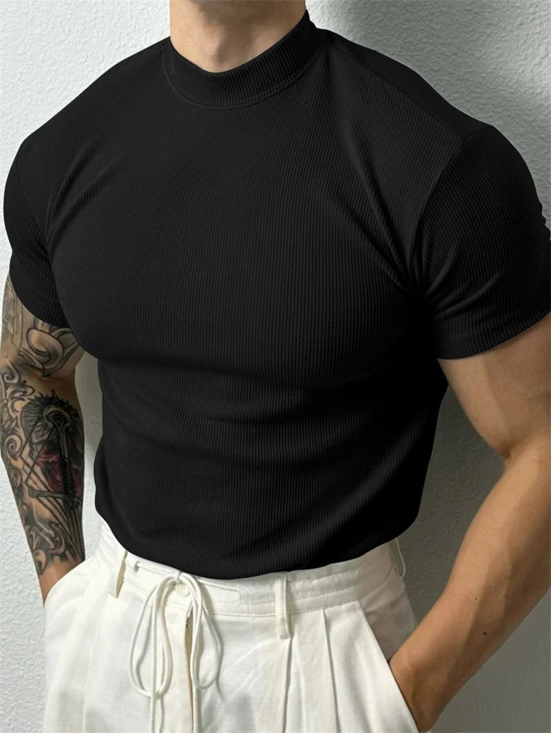 Camiseta FitFlex™ | Camiseta Ajustada de Manga Corta para Hombre