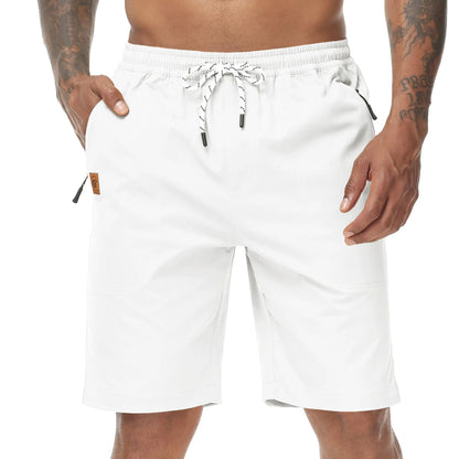 Shorts Casual para Hombre con Bolsillos y Cordón Ajustable | Bermudas Ligeras, Cómodas y Versátiles para Primavera y Verano