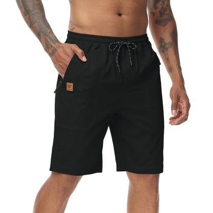 Shorts Casual para Hombre con Bolsillos y Cordón Ajustable | Bermudas Ligeras, Cómodas y Versátiles para Primavera y Verano