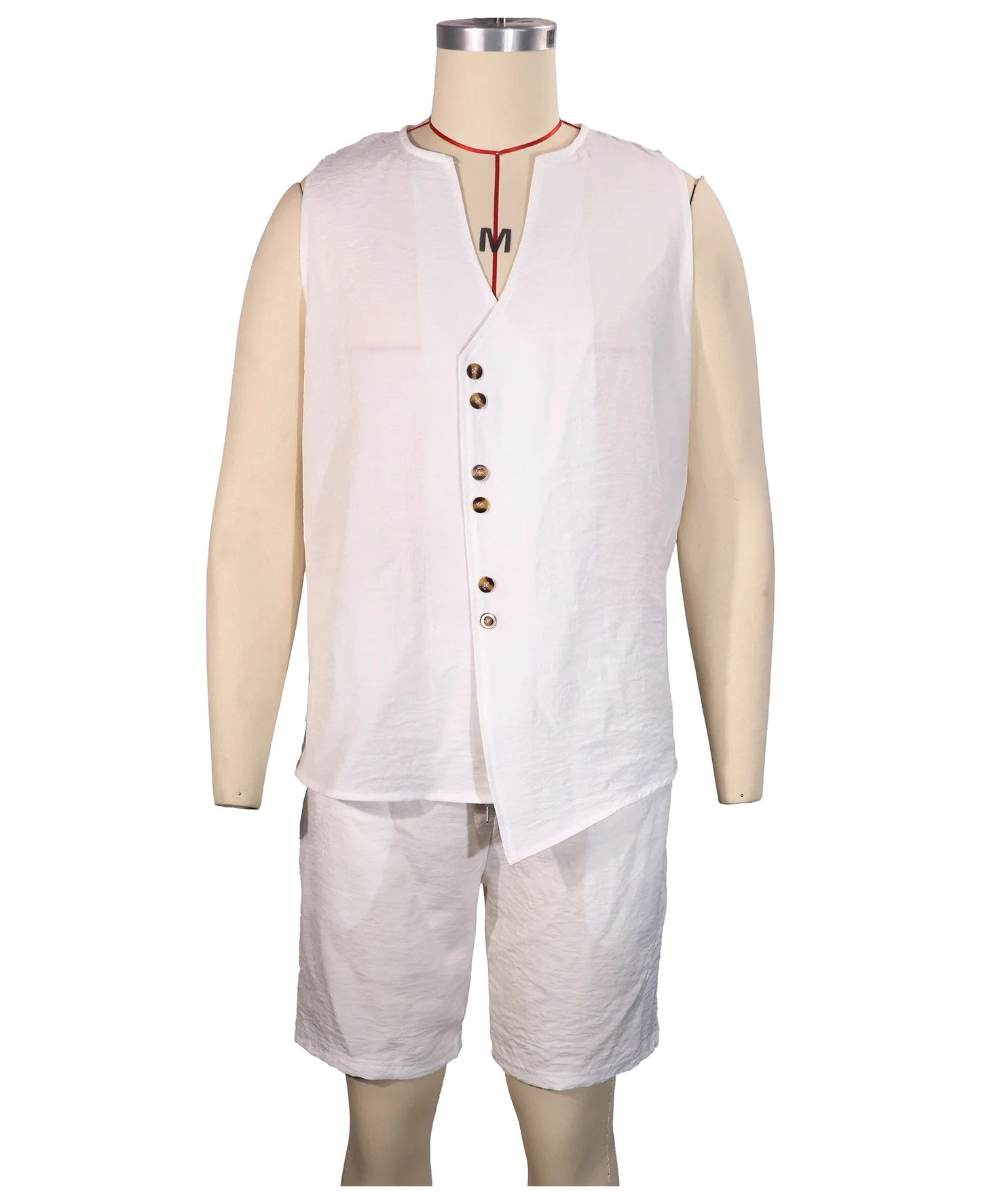 VALERA – Conjunto Sin Mangas de Lino para Hombre
