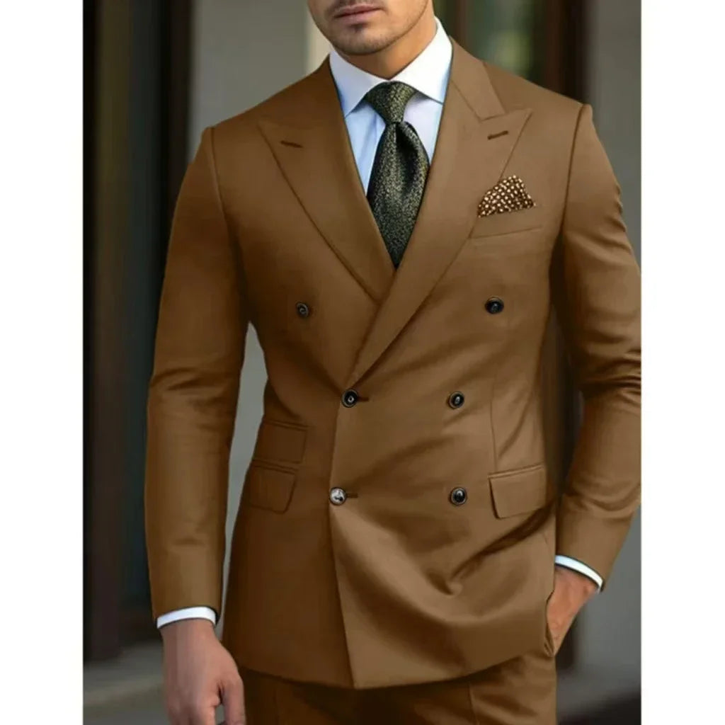 Traje Smart Casual: Blazer Doble Botonadura y Pantalón - Casa Valera