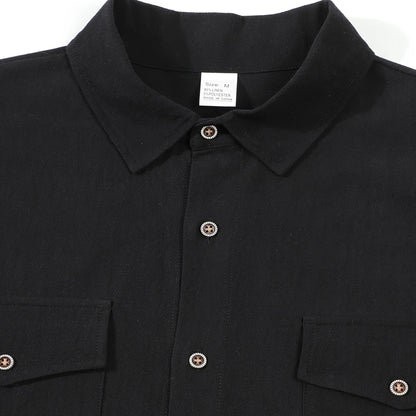 Camisa de Lino Premium para Hombre – Manga Corta, Corte Holgado y Estilo Casual Elegante