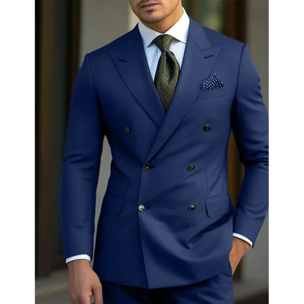 Traje Smart Casual: Blazer Doble Botonadura y Pantalón - Casa Valera