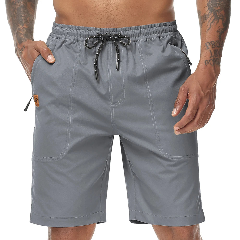 Shorts Casual para Hombre con Bolsillos y Cordón Ajustable | Bermudas Ligeras, Cómodas y Versátiles para Primavera y Verano