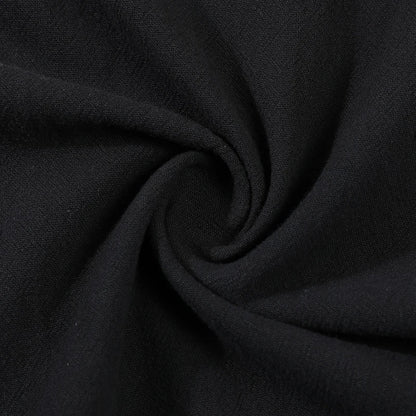 Camisa de Lino Premium para Hombre – Manga Corta, Corte Holgado y Estilo Casual Elegante